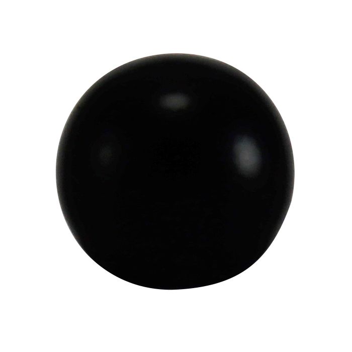 3/8 Inch Diameter 8/32 Tap Turned Solid Brass Ball - Black