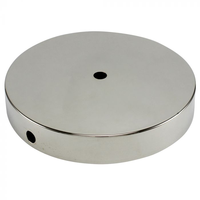 Metal Table Lamp Base in Polished Nickel