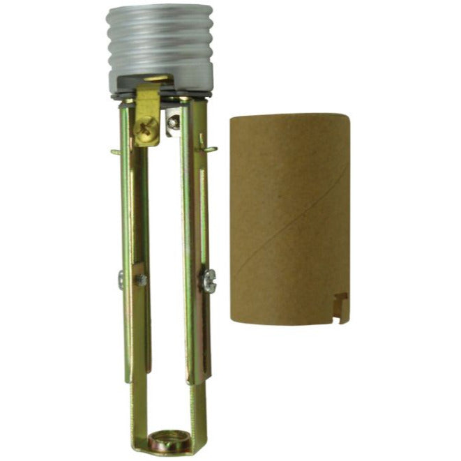 Adjustable Medium Base Socket With Screw Terminals And Locking Paper Shell Insulator