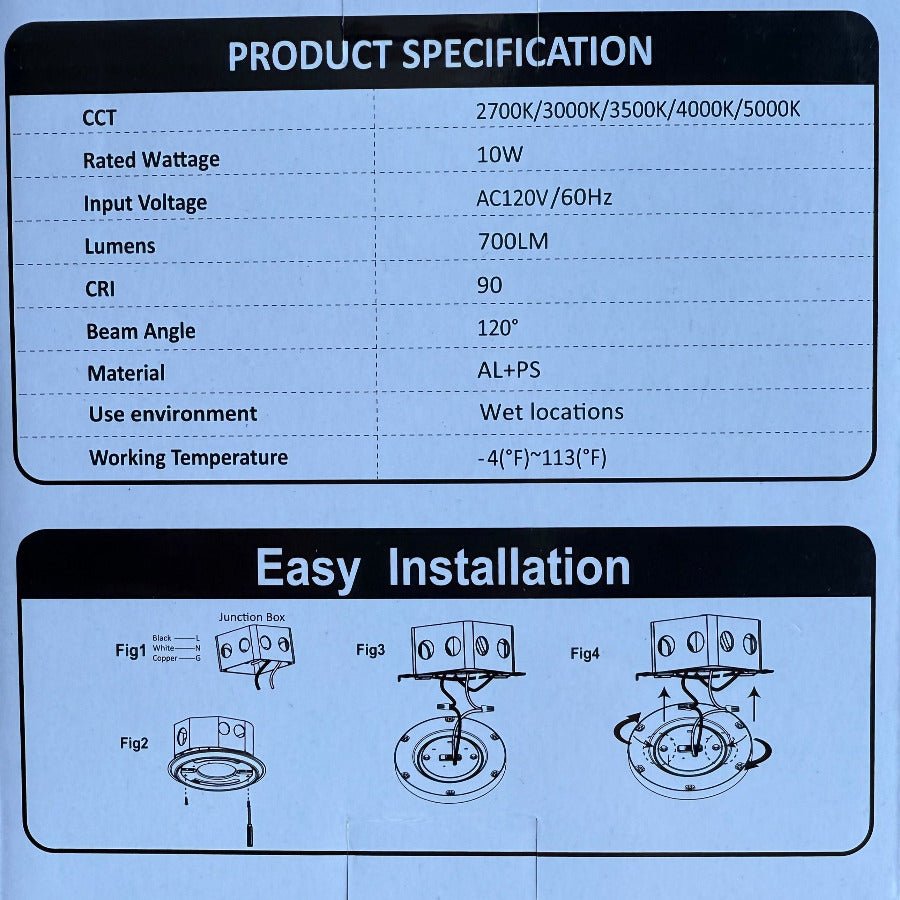 5.5" Ultra - Low Profile White Integrated LED Flush Mount 5 CCT - Nostalgicbulbs.com
