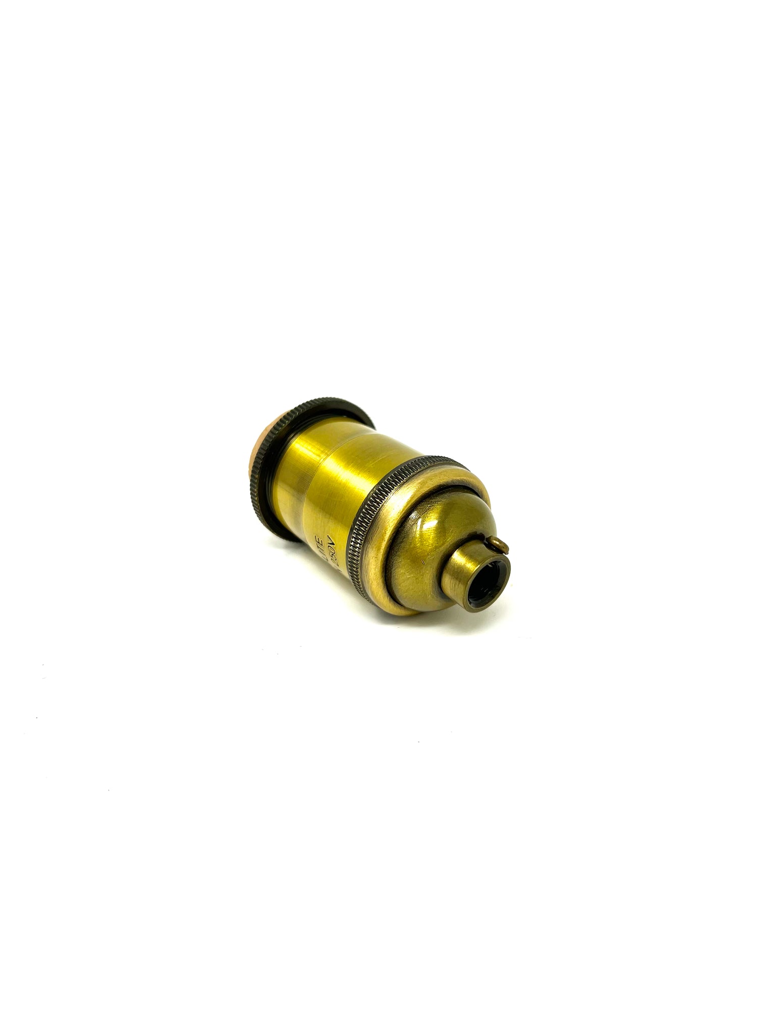 Antique Brass Finish Socket front