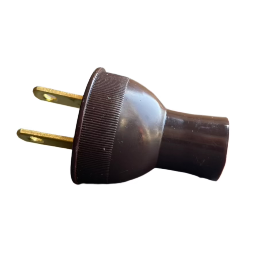 Round Brown Attachment Plug