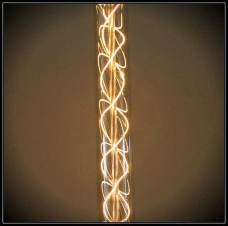 Beacon Tube Nostalgic Bulb - 40 Watt - 10.75 in. Length - Amber - Nostalgicbulbs.com