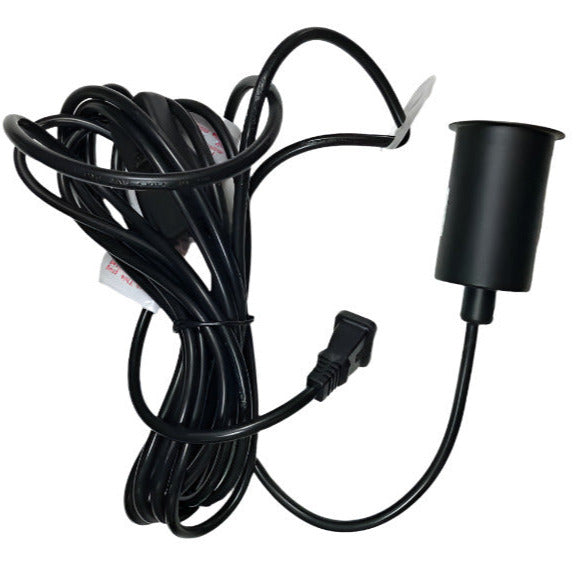 Black Plug-In Pendant Lamp - 15 ft. Cord and On/Off Switch - Nostalgicbulbs.com