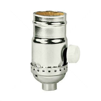 Dimmable - Nickel - Medium Base Socket - Full Range Control - Nostalgicbulbs.com