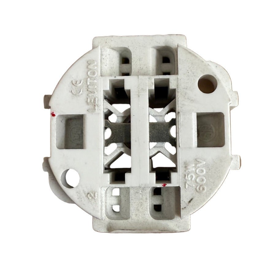 GX24Q - 6 Base Vertical Screw Down - Leviton 26725 - 4A6 - Nostalgicbulbs.com