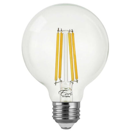 LED Filament Edison Globe Bulb - G25 Vintage - 7 Watt - Clear - 2700K - Nostalgicbulbs.com