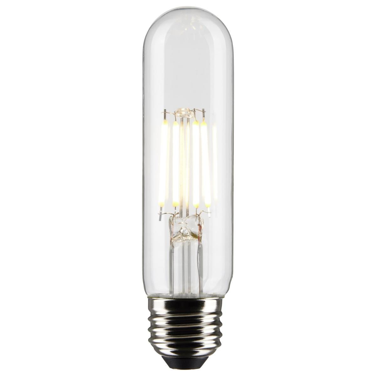 LED T10 Clear Filament Vintage Bulb - 5.5 Watt - Edison Style 2700K - Nostalgicbulbs.com