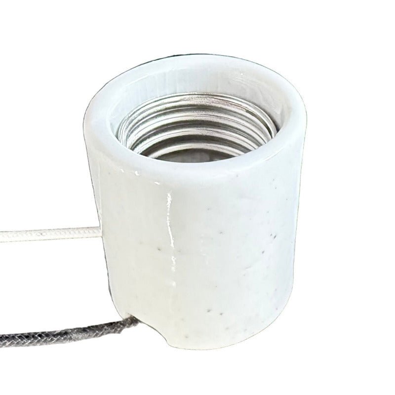 Medium Base HID Porcelain with 9" Leads - 4KV Pulse Rated - Nostalgicbulbs.com