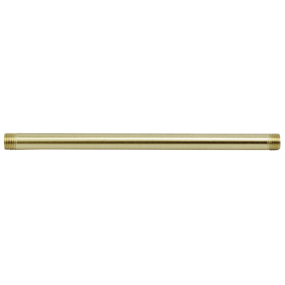 Outside Threaded Steel Pipe - Satin Brass Finish - Nostalgicbulbs.com