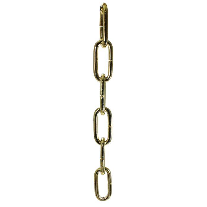 Oval Steel Chandelier Chain 4 - Gauge - 88 lbs. Test - Nostalgicbulbs.com
