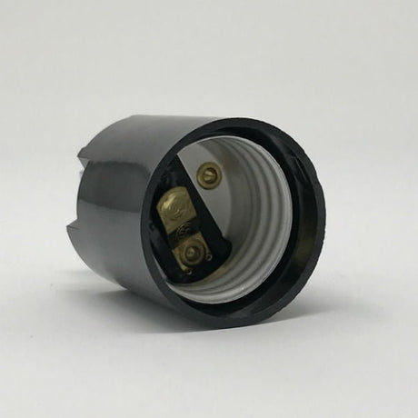 Phenolic Medium Base Socket - 1/8 IPS Hickey - Nostalgicbulbs.com