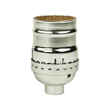 Polished Nickel Socket - Nostalgicbulbs.com