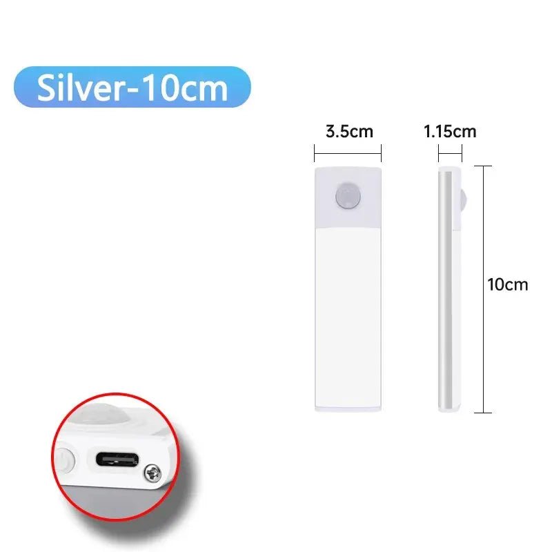 USB-C Rechargeable LED Cabinet Light with Motion Sensor - Nostalgicbulbs.com