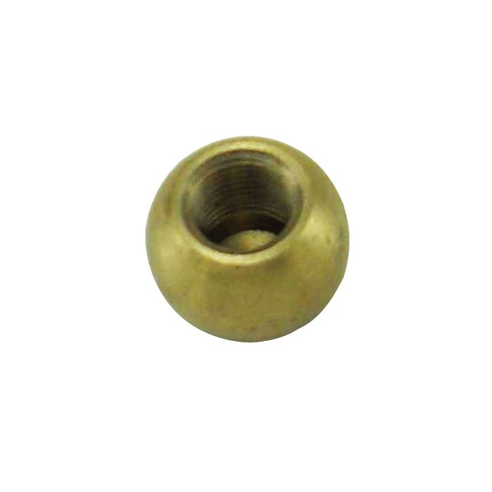 3/4" 1/8IP Turned Solid Brass Ball - Unfinished