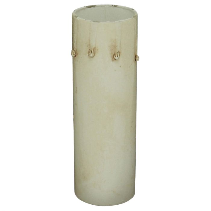 Medium Base Fiber Candle Cover with Light Drip