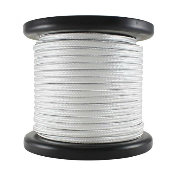 White Parallel Lamp Cord 100 ft. spool