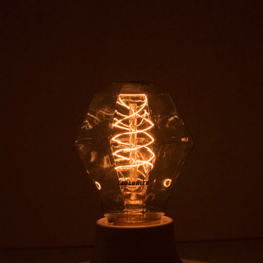 Spiral Filament Gem Light Bulb