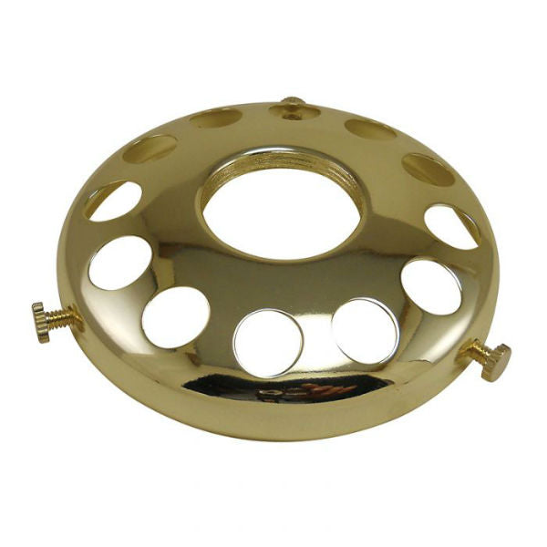Brass Finish Lamp Shade Holder 3-1/4" UNO Threrad