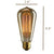 ST21 Shaped Vintage Bulb Measurement Diagram