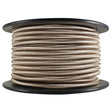 2 conductor champagne color cloth covered SVT cord - 100 ft. Spool - Nostalgicbulbs.com