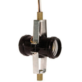 2 Light Medium Base Cluster Socket - Nostalgicbulbs.com
