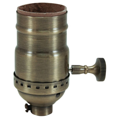 3 - Way 2 - Circuit Antique Brass Socket - Nostalgicbulbs.com