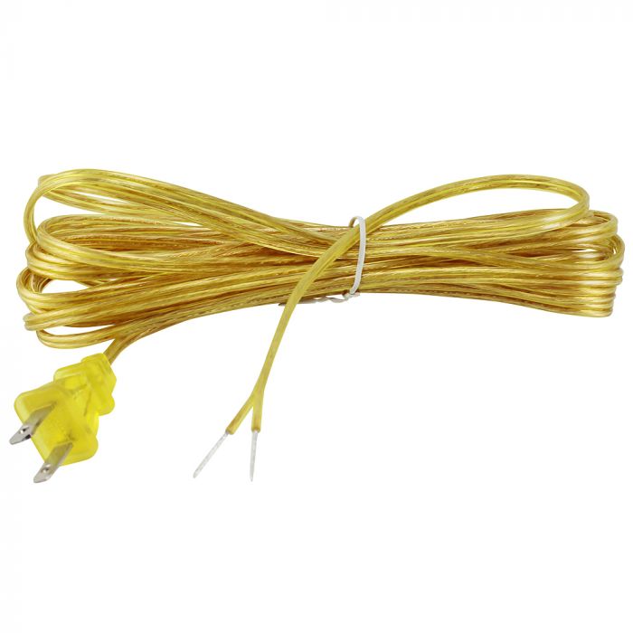 Clear Gold SPT-1 Cord Set with Plug -10 ft. 