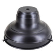 6" Lip Fitter Glass Holder - Black Steel | 1/8 IPS Shade Holder - Nostalgicbulbs.com