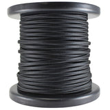 Antique Style Rayon Covered Wire - 100 FT Spool - Black