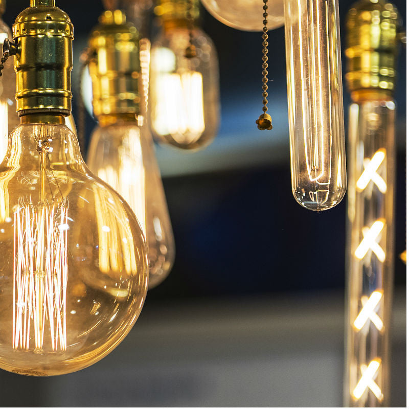 Vintage LED Bulbs | Spiral Filament Amber Edison Bulb - Nostalgicbulbs.com