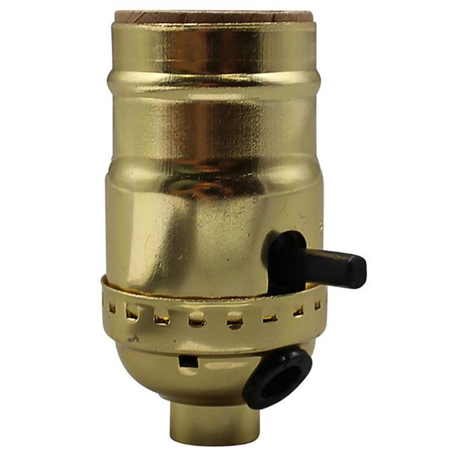 Push Thru Socket W/Side Outlet Cap-Nostalgicbulbs.com