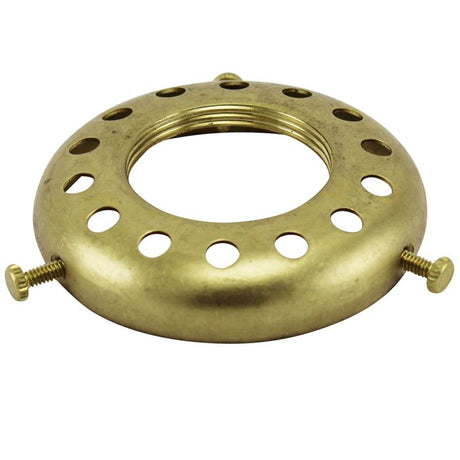 Solid Brass 2-1/4 inch Shade Holder- Nostalgicbulbs.com