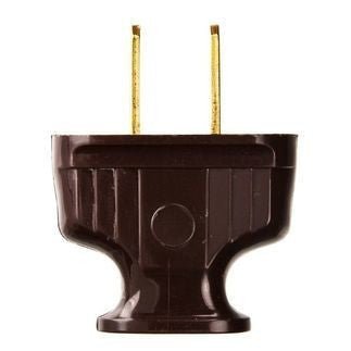 Antique Brown Wire Plug - Nostalgicbulbs.com