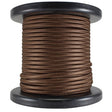Antique Style Rayon Covered Wire – 100 FT Spool – Brown – 18 AWG – UL Listed - Nostalgicbulbs.com