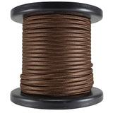 Antique Style Rayon Covered Wire – 100 FT Spool – Brown – 18 AWG – UL Listed - Nostalgicbulbs.com