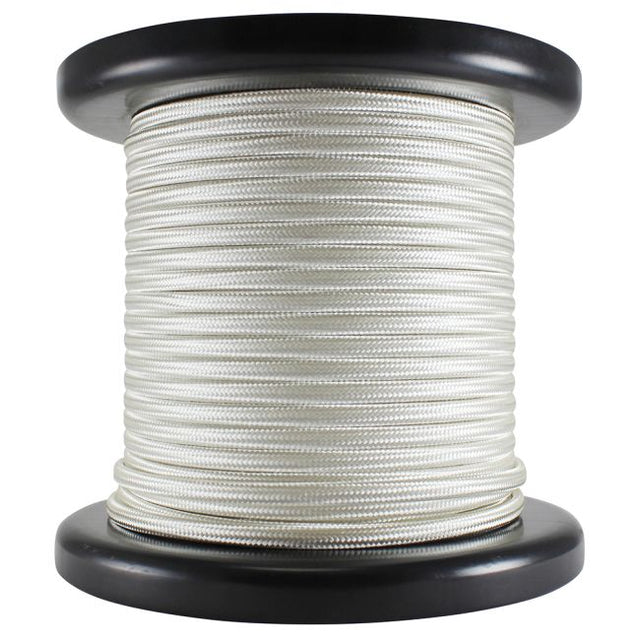 Antique Style Rayon Covered Wire – 100 FT Spool – Cream – 18 AWG - Nostalgicbulbs.com