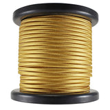 Antique Style Rayon Covered Wire – 100 FT Spool – Gold – 18 AWG - Nostalgicbulbs.com