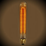 Beacon Tube Nostalgic Bulb - 30 Watt - 7.4 in. Length - Amber - Nostalgicbulbs.com