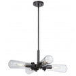 Beaker 4-Lights Aged Bronze Finish Hanging Fixture - Nostalgicbulbs.com
