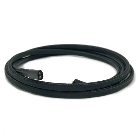 Black Parallel cloth covered wire- Per ft. - Nostalgicbulbs.com