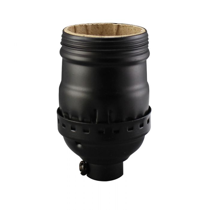 Threaded Light Socket Grainger Black over Brass UNO Threaded Light Socket | Medium (E26 ...