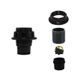 Candelabra E12 Base Full Thread Phenolic Socket - 3 Piece - Nostalgicbulbs.com