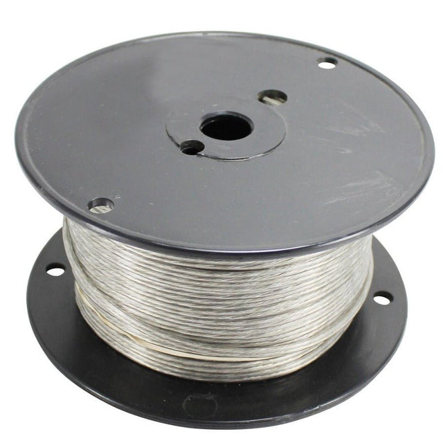 Clear Silver Parallel Lamp Wire 20/2 - Nostalgicbulbs.com
