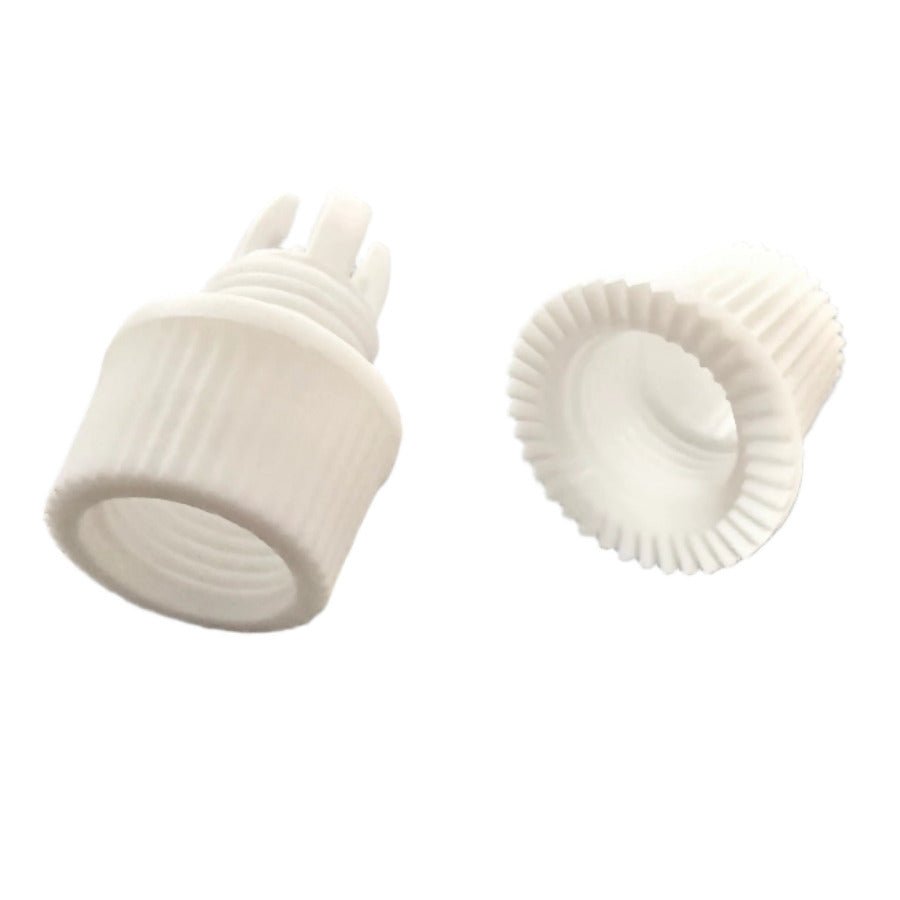 White Cord Grip | 1/8 IPS Female Threaded Strain Relief ...