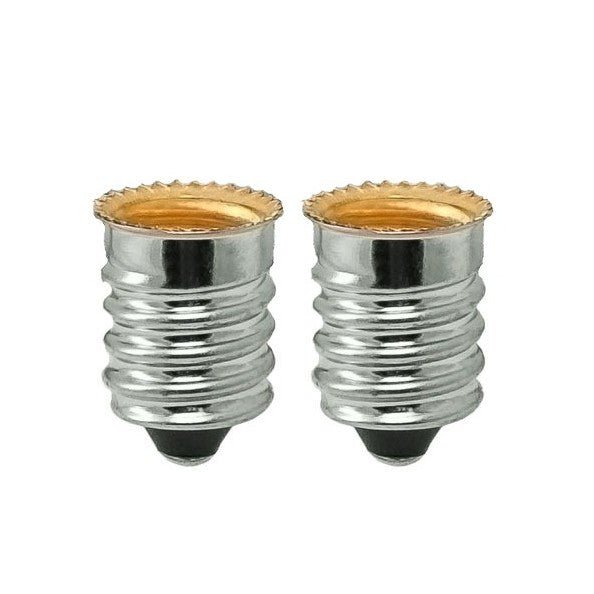 6-Pack White Candle Candelabra E12 Base To Intermediate E17 Base Bulb Socket Adapter Reducer 484x376 6-Pack White Candle Candelabra E12 Base To Intermediate E17 Base Bulb Socket Adapter Reducer 484x376