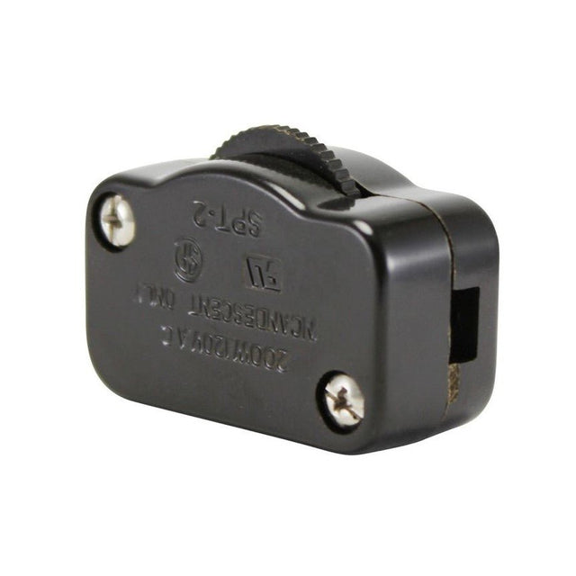 Hi-Lo Feed-Thru Lamp Cord Dimmer – Brown, SPT-2 18/2 - Nostalgicbulbs.com