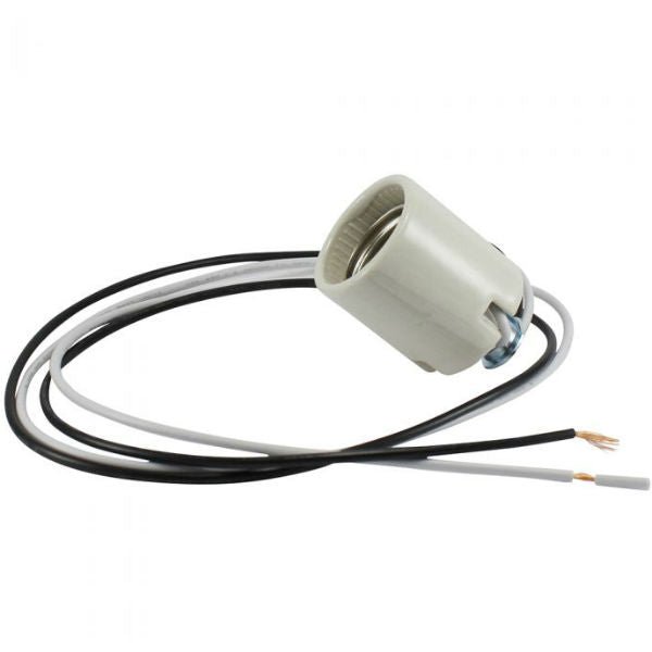BulbsCo Hickey Porcelain Medium Base Lamp Socket with 9in Leads 660W 250V UL Listed