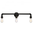 Industrial Bronze Finish 3 Edison Lights Vanity Fixture - Nostalgicbulbs.com