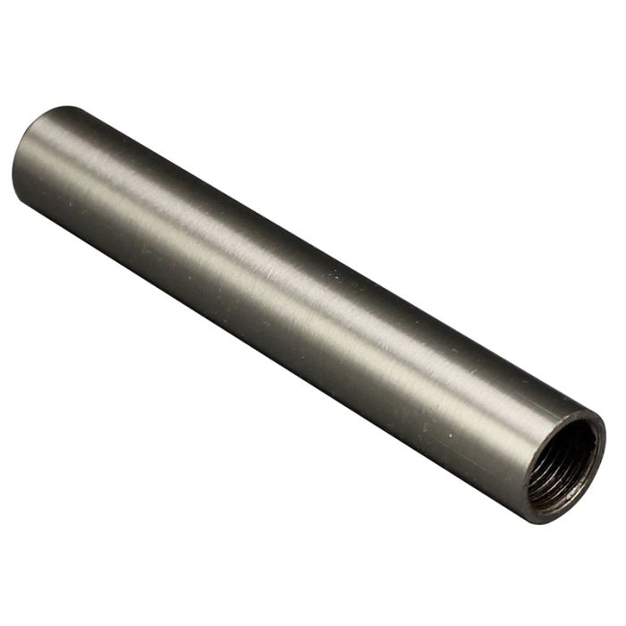 Inside Threaded Steel Pipe - Satin Nickel Finish - Nostalgicbulbs.com